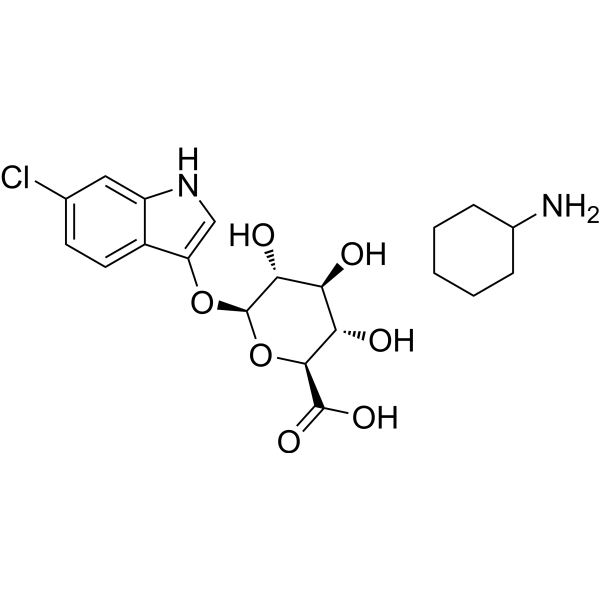 6-Chloro-3-indolyl-β-D-glucuronide cyclohexylammonium 138182-20-4